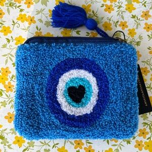 America and Beyond evil eye beaded pouch mini bag coin purse wallet